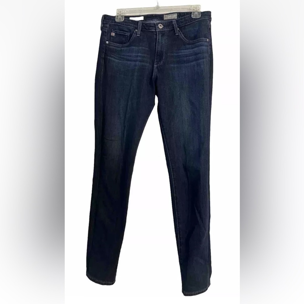 Adriano Goldschmied Women Prima Cigarette Leg Pant Size 29 Blue Mid Rise Stretch